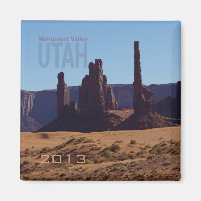Monument Valley Utah Staat Souvenir Kühlschrankmag Magnet (Vorne)