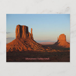 Monument Valley Utah Wüste Rock Formation Postkarte