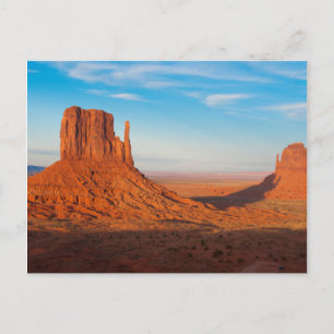 Monument Valley Utah Wüstenfäuste mit Panoramablic Postkarte