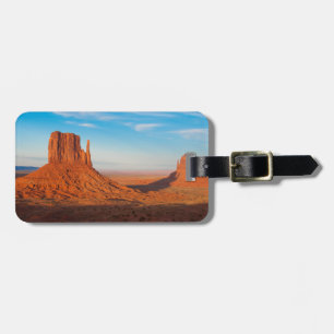 Monument Valley Utah Wüstenhandschuhe in panoramis Gepäckanhänger