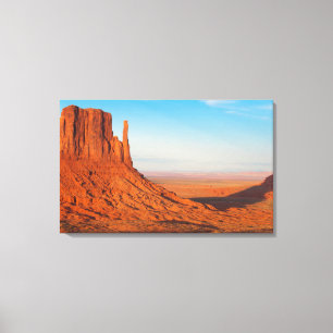 Monument Valley Utah Wüstenmilben in Panorama Leinwanddruck