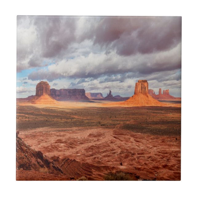 Monument-Vally-Landschaft, AZ Fliese (Vorderseite)