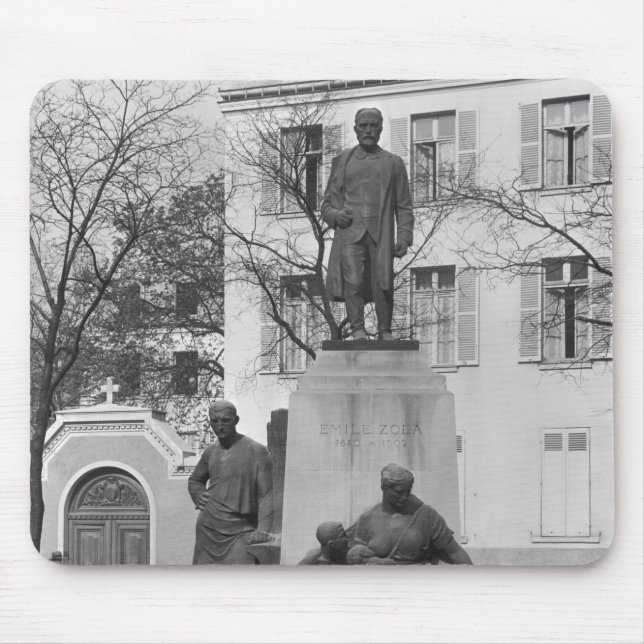 Monument zu Emile Zola Mousepad (Vorne)