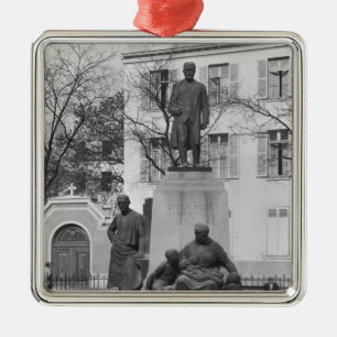 Monument zu Emile Zola Silbernes Ornament