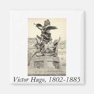 Monument zu Victor Hugo Paris Frankreich Vintag Magnet
