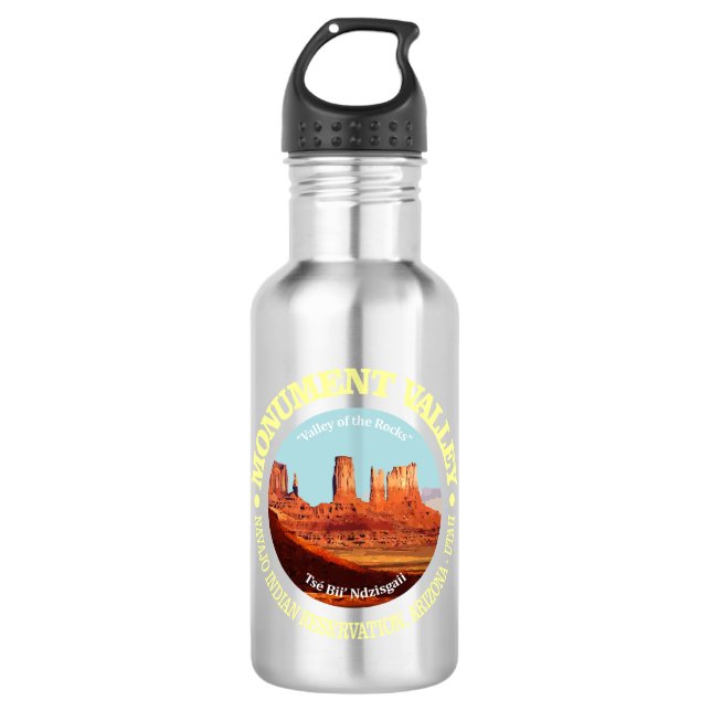 Monumental Edelstahlflasche (Vorderseite)