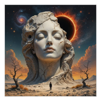 Monumentale Frau Poster