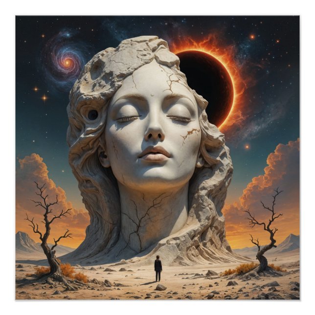 Monumentale Frau  Poster (Vorderseite)