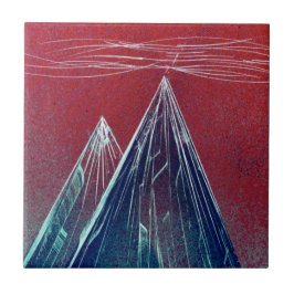 Monumentaler Berg Fliese