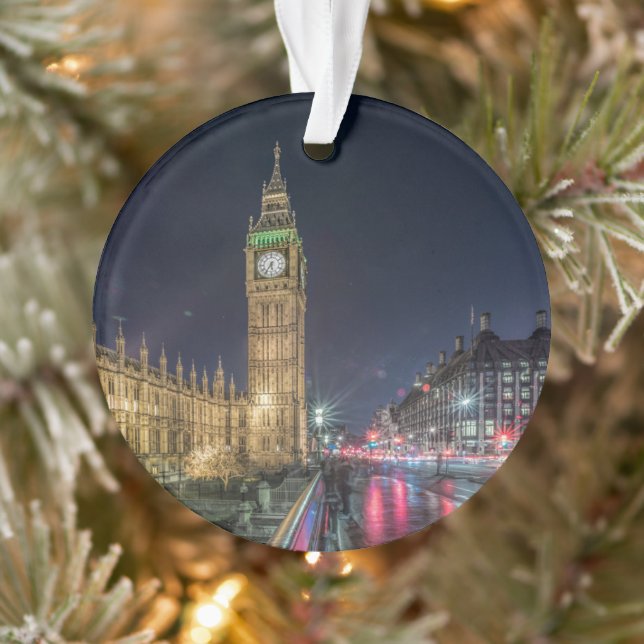 Monuments | Big Ben at Night Ornament (Baum)