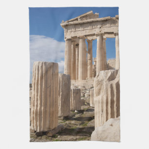 Monuments   Parthenon Acropolis Athens Greece Geschirrtuch