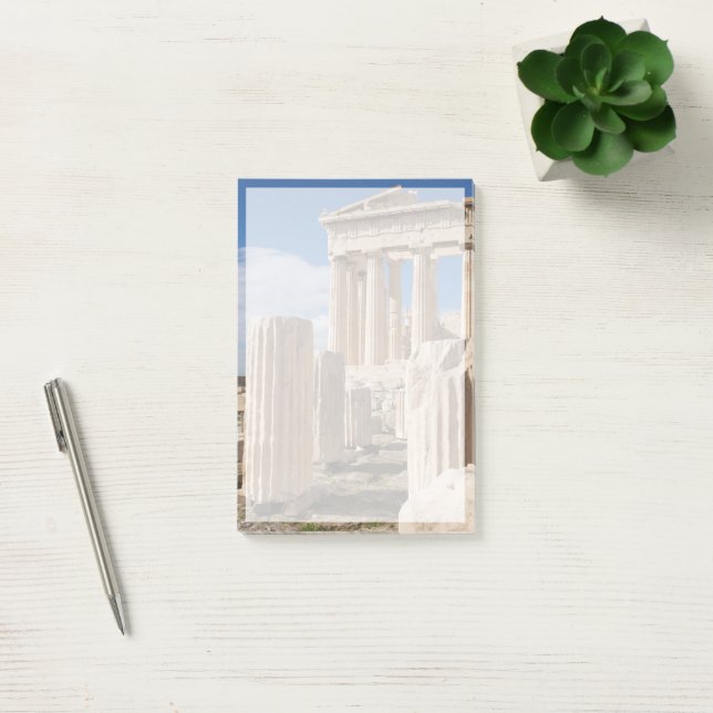 Monuments | Parthenon Acropolis Athens Greece Post-it Klebezettel (Büro)
