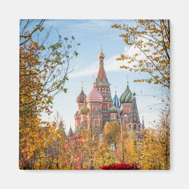 Monuments | St. Basil's Cathedral Moscow Magnet (Vorne)