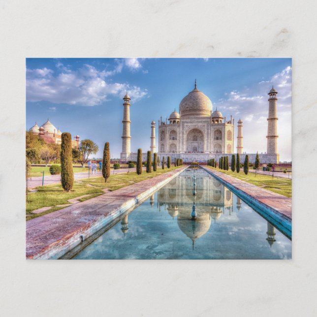 Monuments | Taj Mahal Sunrise Postkarte (Vorderseite)