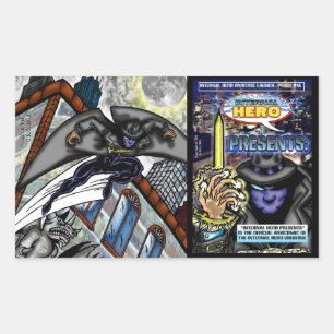 Monwillsprünge + Abdeckkleber Rechteckiger Aufkleber