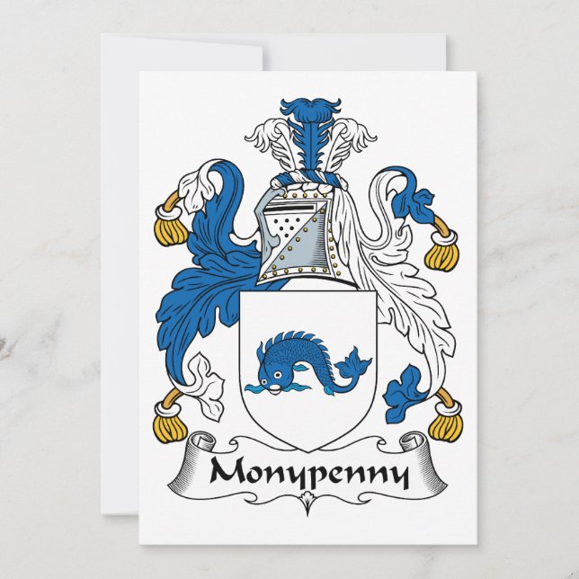 Monypenny-Familienwappen (Vorderseite)
