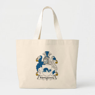 Monypenny Familienwappen Jumbo Stoffbeutel