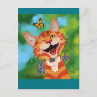 Monzo und Freunde Postkarte