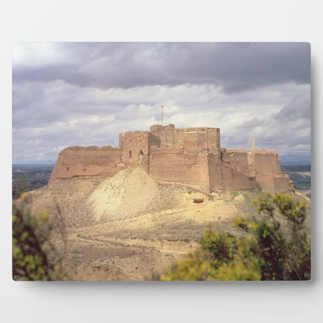 Monzon Castle, where King James spent his infancy, Fotoplatte (Vorderseite)