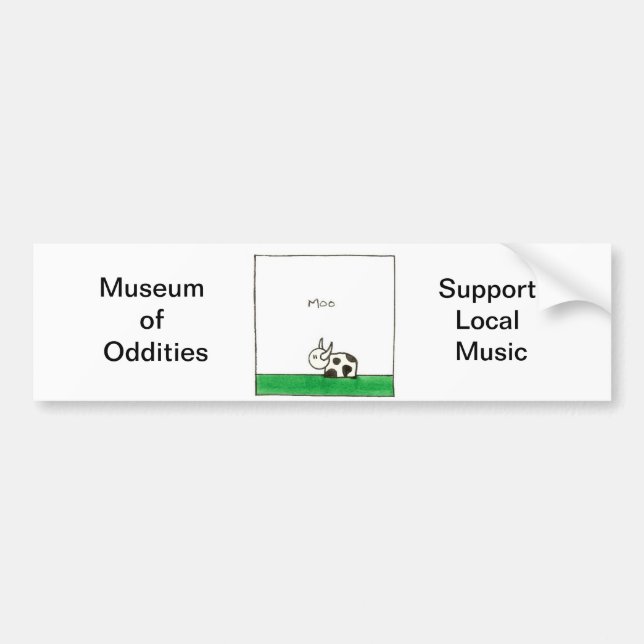 MOO-Autoaufkleber Autoaufkleber (Vorne)