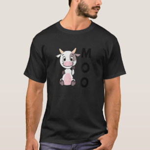 Moo Baby Cow Country Life Bauer Farm T-Shirt