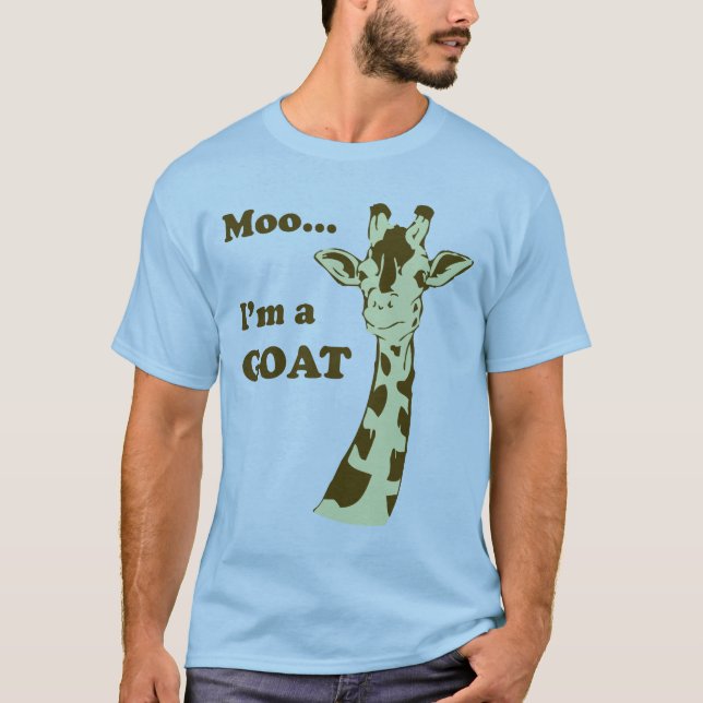 MOO… bin ich eine ZIEGE T-Shirt (Vorderseite)