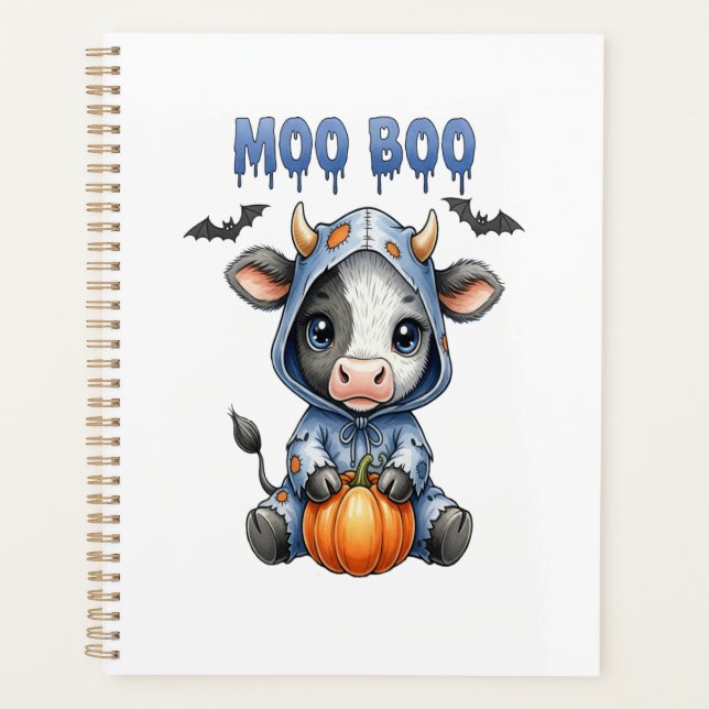 Moo Boo Halloween Cow Planer (Vorderseite)