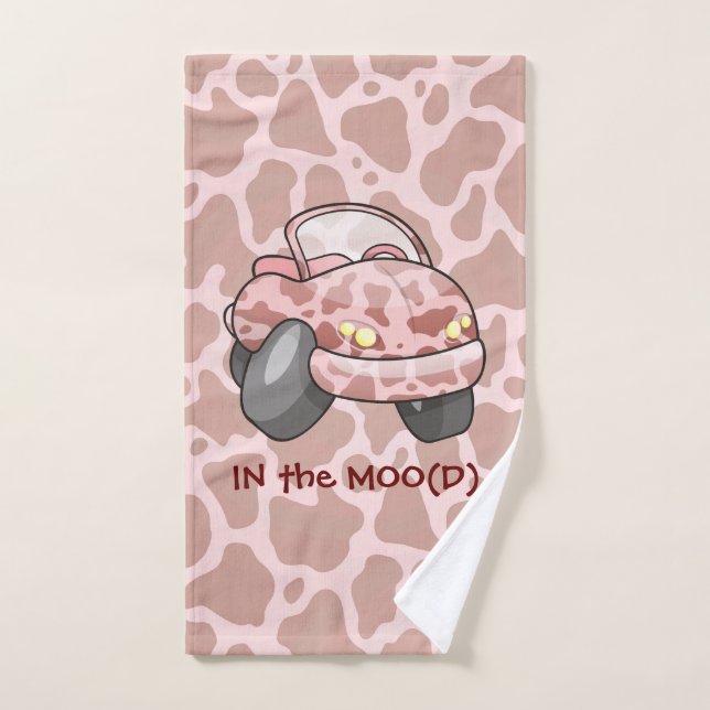 Moo Car Badhandtuch Set (Handtuch)