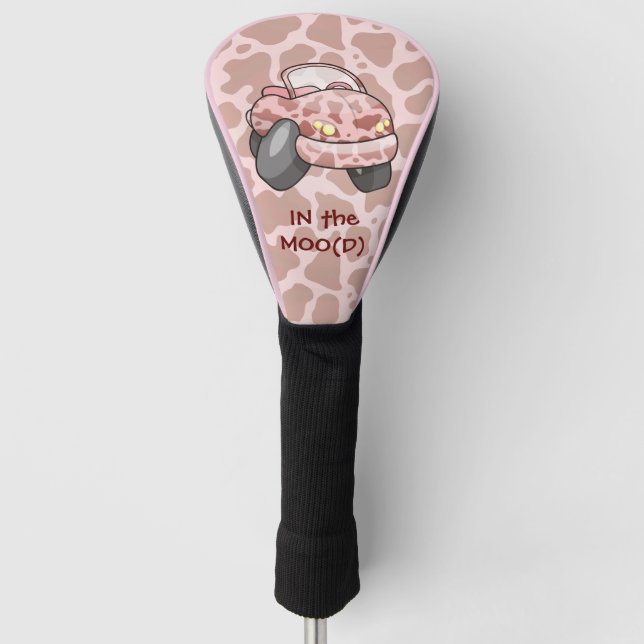 Moo Car Golf Headcover (Vorderseite)