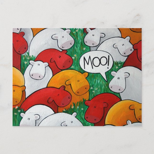'Moo ! ' Cartes postales (Devant)