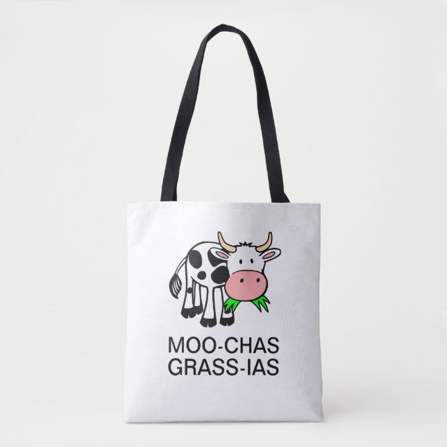 Moo-chas Grass-ias (Muchas Gracias) Bag Tasche (Vorderseite)
