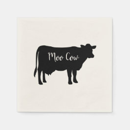 Moo Cow Barnyard Party Paper Napkins Serviette