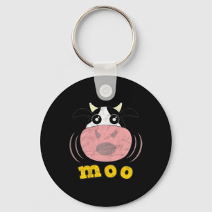 Moo Cow Funny Farm Animes Bauer Calf Heifer Milk Schlüsselanhänger