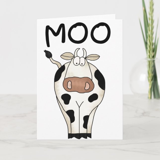 Moo Cow Karte (Vorderseite)