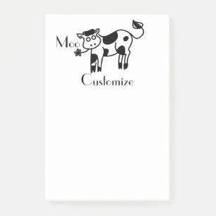 Moo Cow Thunder_Cove Post-it Klebezettel