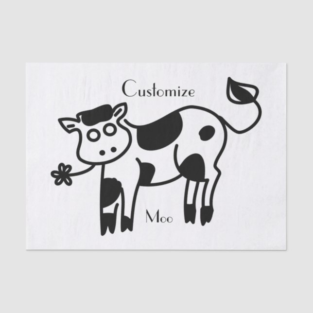 Moo Cow Thunder_Cove Seidenpapier (Vorderseite)