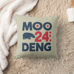 Moo Deng 2024 Moo Deng Moo Deng Süßes Baby Nilpfer Kissen