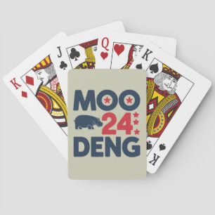 Moo Deng 2024 Moo Deng Moo Deng Süßes Baby Nilpfer Spielkarten