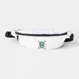 Moo Deng Astronaut Hippo Niedlich Space Adventure Bauchtasche