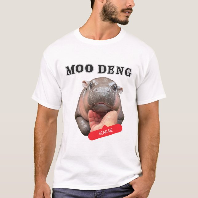 Moo Deng Bootleg Rap Shirt | Moo Deng Shirt (Vorderseite)