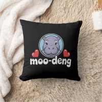 Moo Deng Bouncy Pig in Thai Picture Baby Hippo