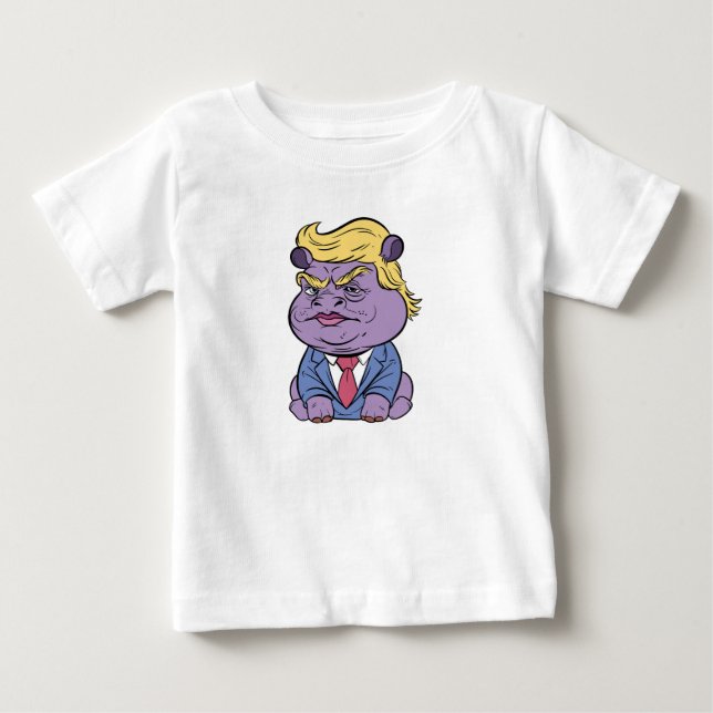 Moo Deng für Trump-Shirts, Donald Trump 2024 Baby T-shirt (Vorderseite)