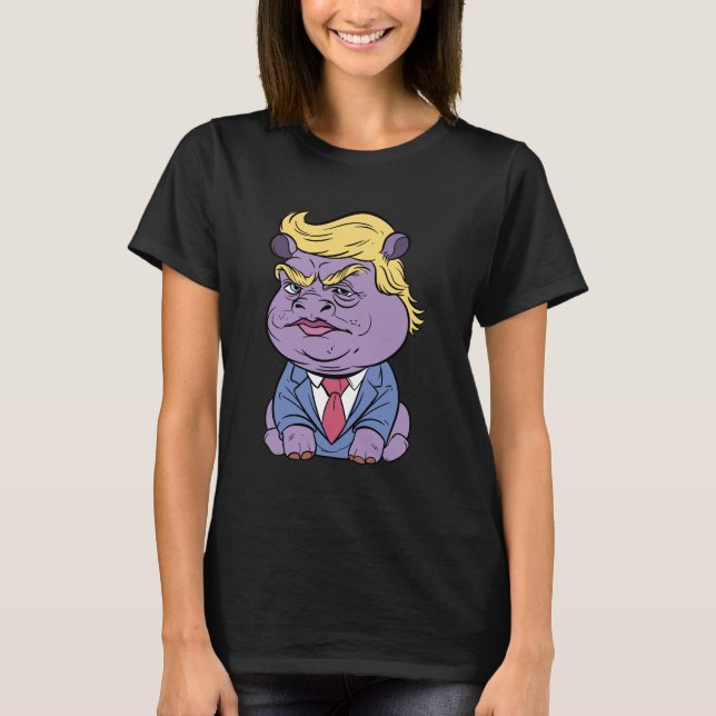Moo Deng für Trump-Shirts, Donald Trump 2024 T-Shirt (Vorderseite)