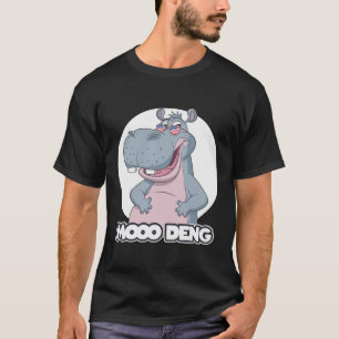 Moo-Deng Hippo Das berühmte Baby Pigmy Moodeng T-Shirt