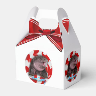 Moo Deng Hippo Geschenkschachtel