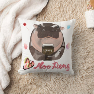 Moo Deng Hippo Kissen
