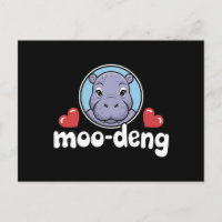 Moo Deng Hüpfer-Schwein im Thai-Bild Baby Nilpferd