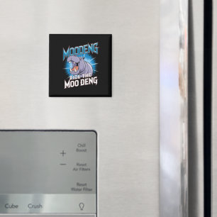 MOO DENG Nilpferd Reiten Sie das MOO DENG Magnet