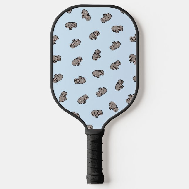 Moo Deng Pickleball Schläger (Vorderseite)