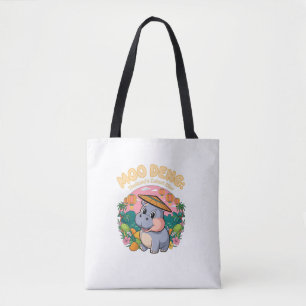 Moo Deng, thailändischer niedlicher Stern, Bouncy Tasche